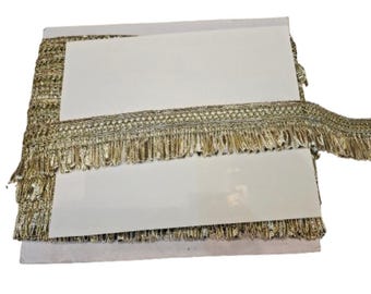 Indian Gota Fringe Lace Trim for Bridal Dupatta, Lehengas, Sarees, Clothing Decor