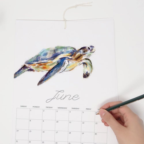 Calendrier 2023 Bleach 2022 2023 Animals In Love Wall Calendar Organizer | Etsy India