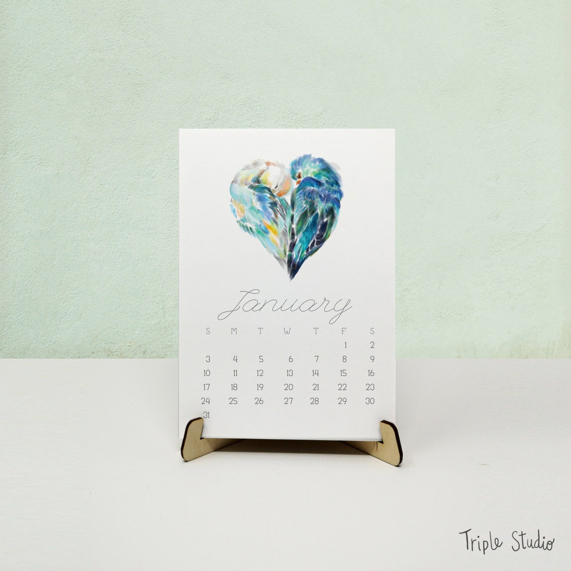 2022-2023 Animals in Love Desk Calendar Newly Engaged Gift | Etsy