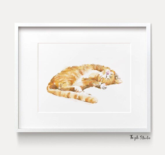 Download Aesthetic Orange Tabby Cat PFP Wallpaper