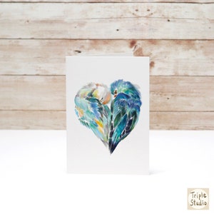 Je t'aime carte - Inséparable, cadeau d'anniversaire, cadeau de Saint Valentin pour mari, pour lui, pour petit ami, mariage, joyeux anniversaire