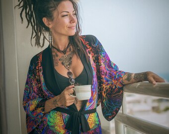 Szlafrok kimono Inner Flight Satin Flow