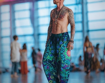 Pantalon large StarGate FlowState émeraude