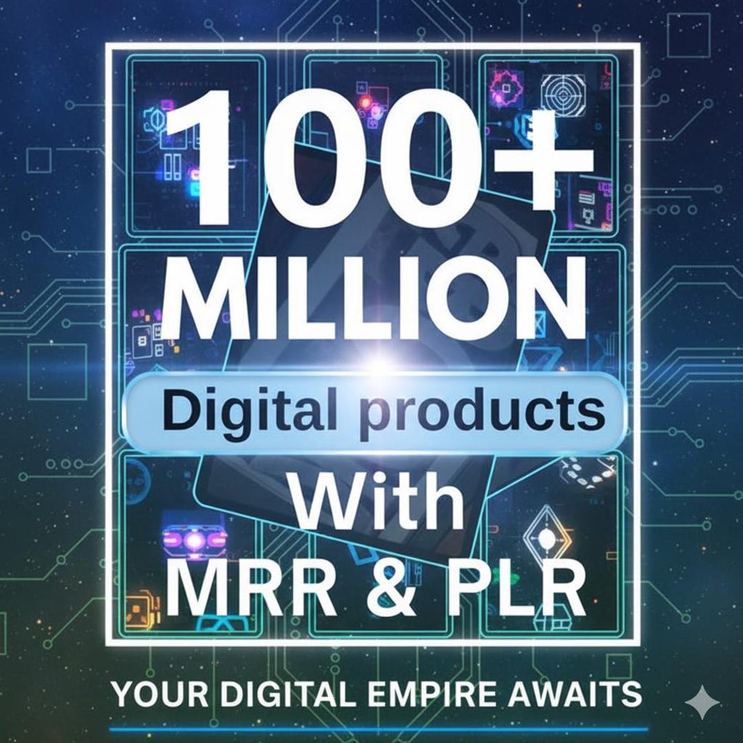 100+ Million Ultimate Digital Products Bundle – PLR & MRR Included ...