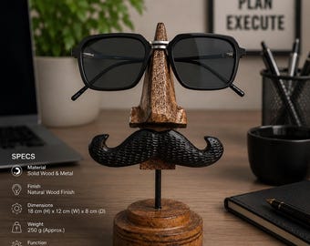 Father's Day Gift For Dad, Personalized Eyeglass Holder Stand, Custom Dad Gift, Best Dad Ever Glasses Stand, Gift From Daughter Son