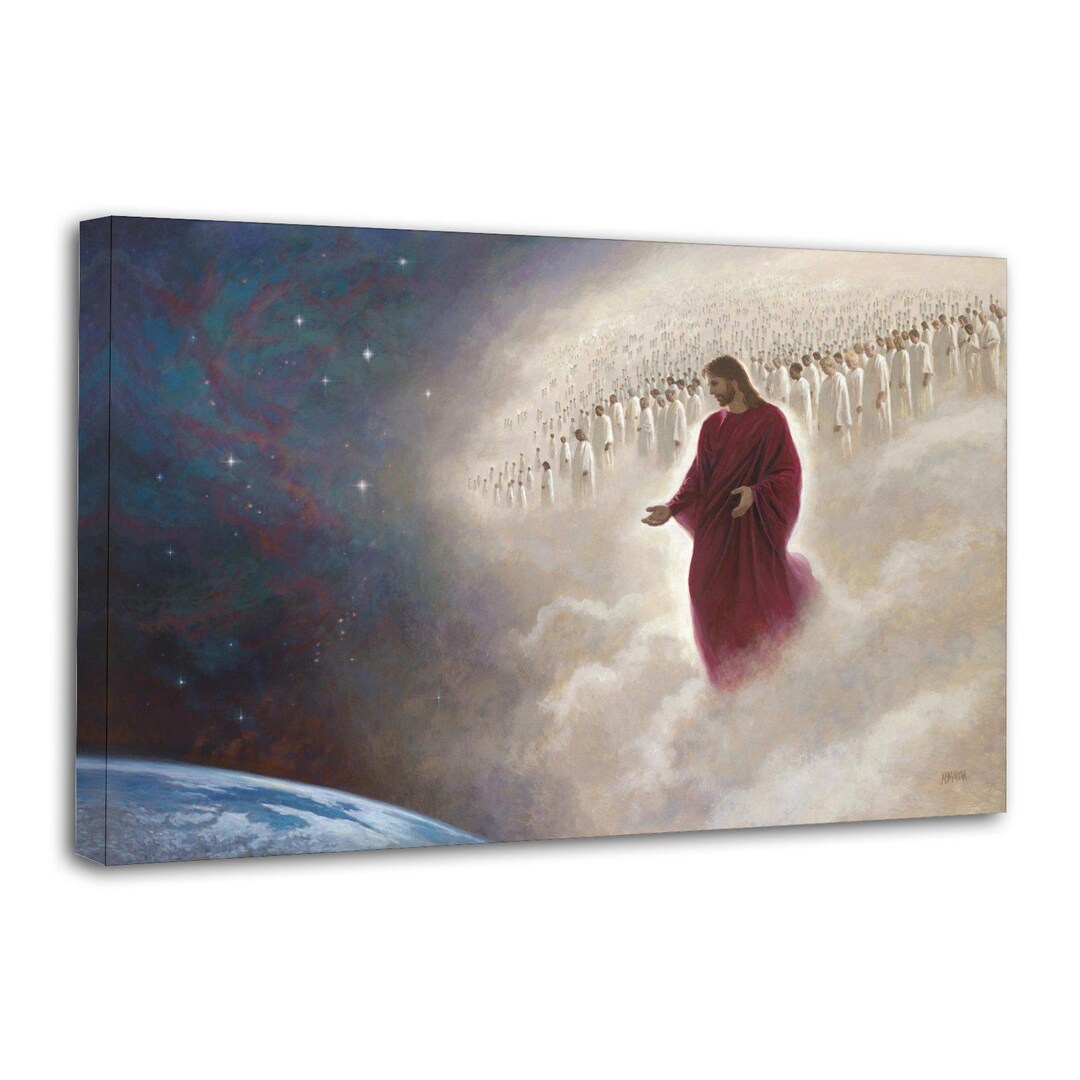 Second Coming of Jesus Christ Painting Canvas Gift Living Room Prints ...