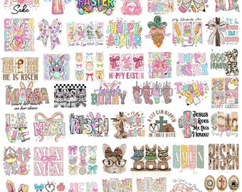 50+ Easter Mega Bundle png, Easter Png bundle, Christian Easter Png, Easter kids Png bundle, Teacher Easter Png Bundle, Easter Clipart Png