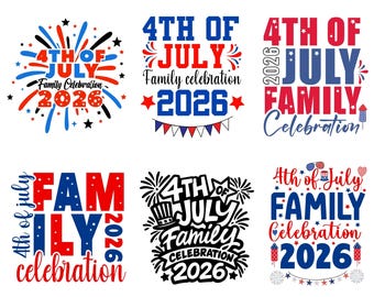 4th of July Family Reunion 2025 SVG, 4th of July Family Celebration SVG American Family Shirt,Patriotic Png,Independence Day,Family Matching