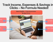 Automated Excel Budget Tracker - Family Finance Spreadsheet with Macro