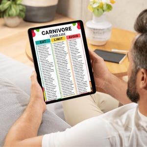 Carnivore Diet Food List | High Protein Low Carb Keto Diet Meal Plan and Grocery List | Meat Only Diet for Weight Loss and Muscle Building image 9