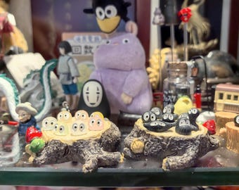 Mini figurines inspirées de Spirited Away Dust Spirits Ghibli figurines de bureau Merch