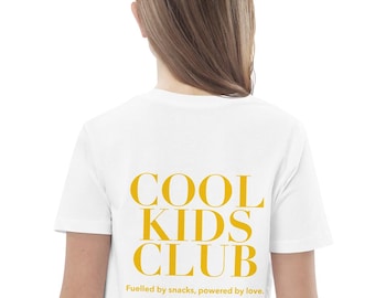 Cool Kids Club T-Shirt · Family Edition | Matching Family Outfit | Kids Gift | DTF Print · Yellow · Organic Cotton | Capital Dad Co.