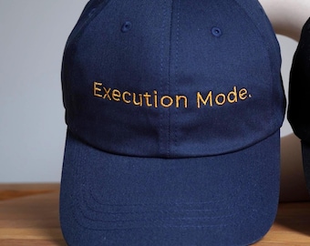 Finance Cap – Execution Mode | Funny Office Gift | Embroidered Hat Men Women | Finance Humor Cap | Capital Dad Co.