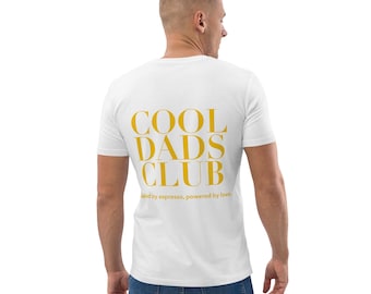 Cool Dads Club T-Shirt · Family Edition | Matching Family Outfit | Dad Birthday Gift  | DTF Print · Yellow · Organic Cotton | Regular size