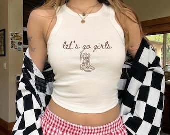 Bella Canvas Long Sleeve Western Nashville Bachelorette,Last Rodeo Country Bachelorette Shirts,Custom Let's Go Girls Bachelorette Party Tees
