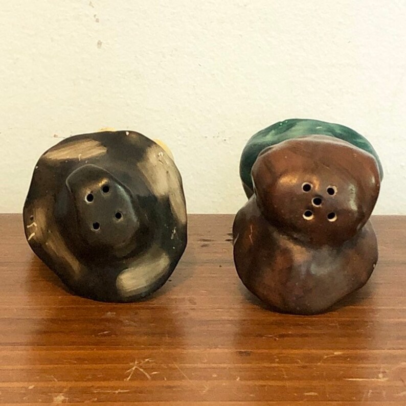 Vintage 70s Hobo Salt and Pepper Shakers / Hillbilly Shaker Etsy