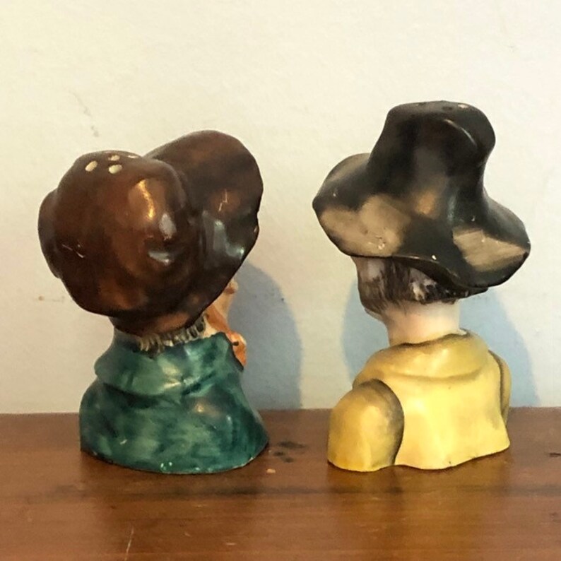 Vintage 70s Hobo Salt and Pepper Shakers / Hillbilly Shaker Etsy