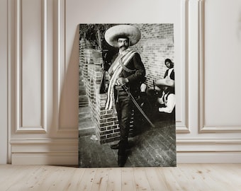 Emiliano Zapata Canvas Art Print: Historical Photographs of the Mexican Revolution 1910-1920