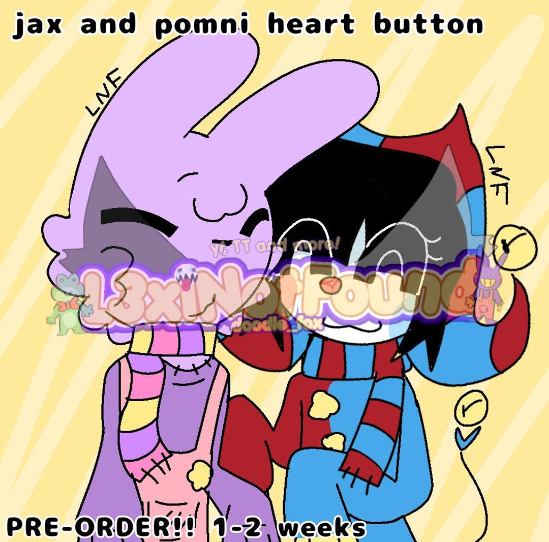 Jax, Pomni, Ribbit, Ragatha, Gangle, and Zooble Button Pins - Etsy Canada