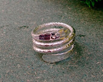 Adjustable Sterling Silver Midi, Knuckle Ring: Boho Thumb Ring