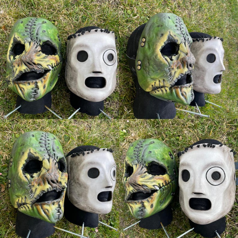 Slipknot Mask and Wig Corey Taylor #8 Subliminal Verses Vol3 Halloween ...