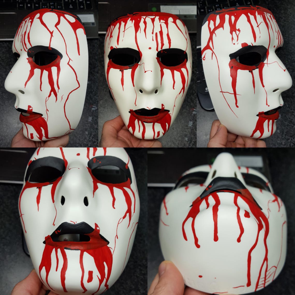 Slipknot Foam Mask Joey Jordison #1 Bloody Iowa Vol.3 Subliminal Verses ...