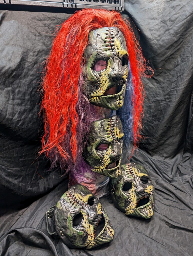Slipknot Mask and Wig Corey Taylor #8 Subliminal Verses Vol3 Halloween ...