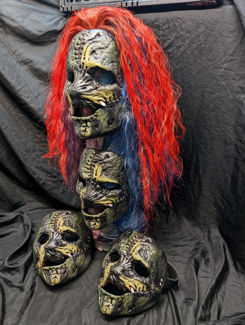 Slipknot Mask and Wig Corey Taylor #8 Subliminal Verses Vol3 Halloween ...