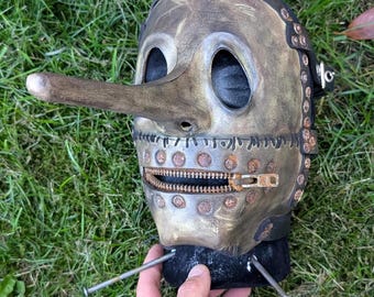Slipknot Foam Mask Chris Fehn #3 All Hope is Gone Gray Chapter Vol.3 Halloween Maske Iowa Ahig Wanyk Clown Shawn Crahan Replica inspired