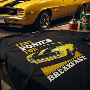 Organic Muscle Car T-shirt | Breakfast | Wear the Story