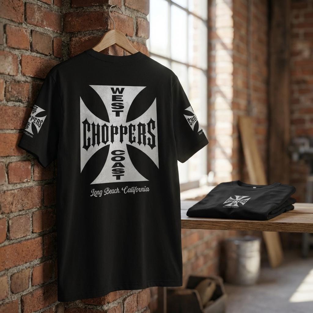 West Coast Choppers T-shirt | Wear the History - Etsy