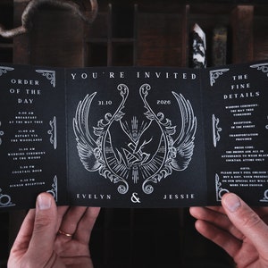 faire-part de mariage personnalisé Roméo et Juliette | Design romantique pour mariages et anniversaires