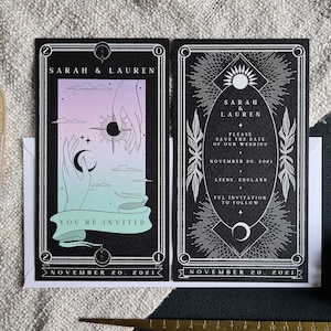 Carte de tarot "Retenez cette date", Unique "Retenez cette date", Carte "Retenez cette date", Mariage Fortune, Halloween