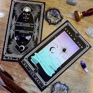 Carte de tarot "Retenez cette date", Unique "Retenez cette date", Carte "Retenez cette date", Mariage Fortune, Halloween