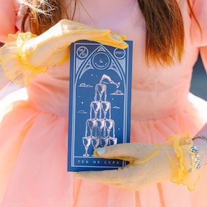 Dix tasses de tarot à retenir, carte de tarot à retenir pour mariage et événements