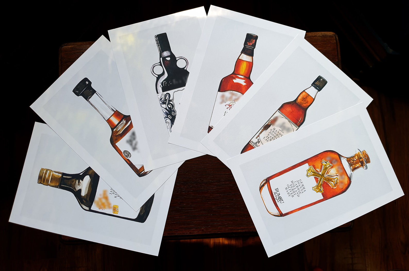 Rum Table Plan Rum Bottle Wedding Seating Table Prints | Etsy