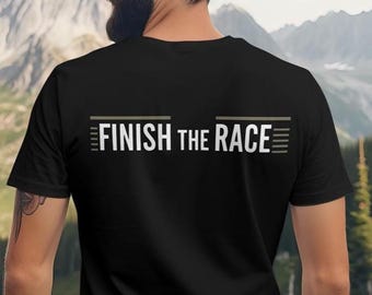 Beende das Rassen-Shirt-Design svg png Motivationsgeschenk für Männer