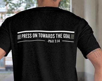 Drücken Sie auf das Ziel Shirt Design svg png Motivationsgeschenk für Männer