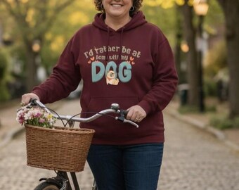 Dog Lover Hoodie | Cozy Fleece Pullover for Homebodies