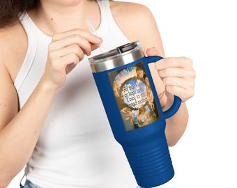 Mother Angels with Quote Travel Mug | 40oz Insulated Tumbler