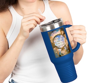 Mother Angels with Quote Travel Mug | 40oz Insulated Tumbler