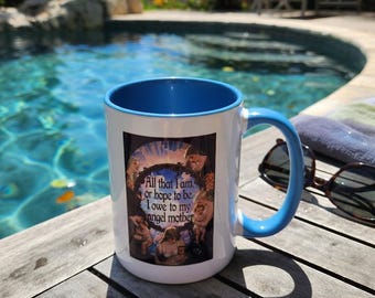 Angel Mother Quote Mug | Accent Coffee Mug 11oz 15oz