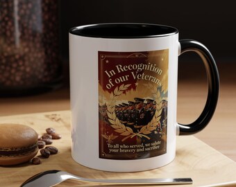 In Recognition of Our Veterans Mug | Accent Coffee Mug