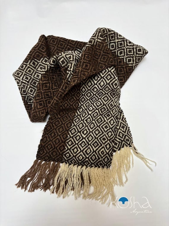 OTOÑO - Organic Llama Wool Scarf | Handmade Winter Scarf