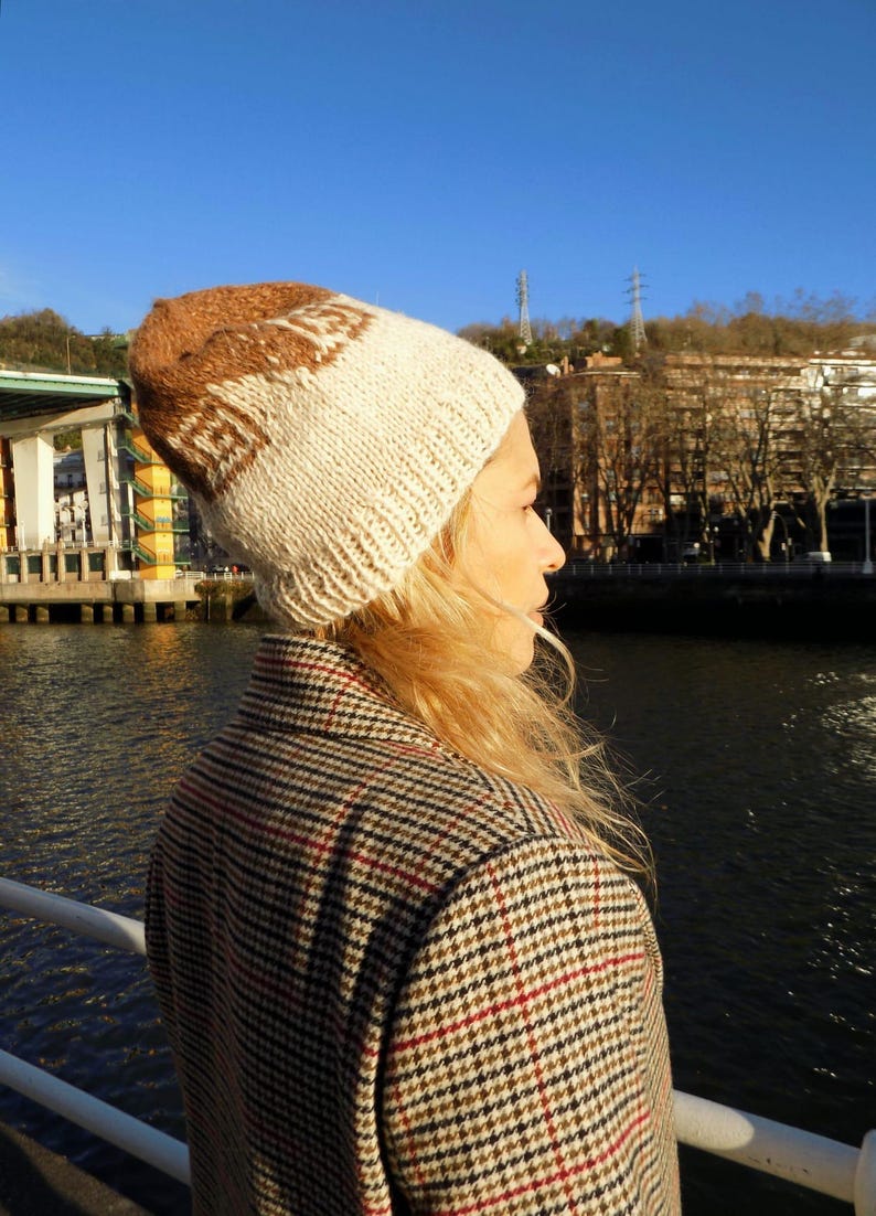 ARROYO - Organic Llama Wool Beanie | Handwoven Winter Hat image 3