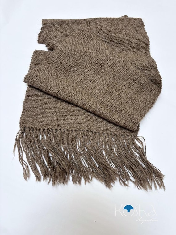 CARDON - Handwoven Organic Llama Wool Scarf | Made in the Argentine Andes
