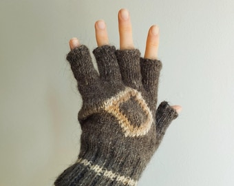VIENTO - Fingerless Mittens in Organic Llama Wool | Handmade in Argentina