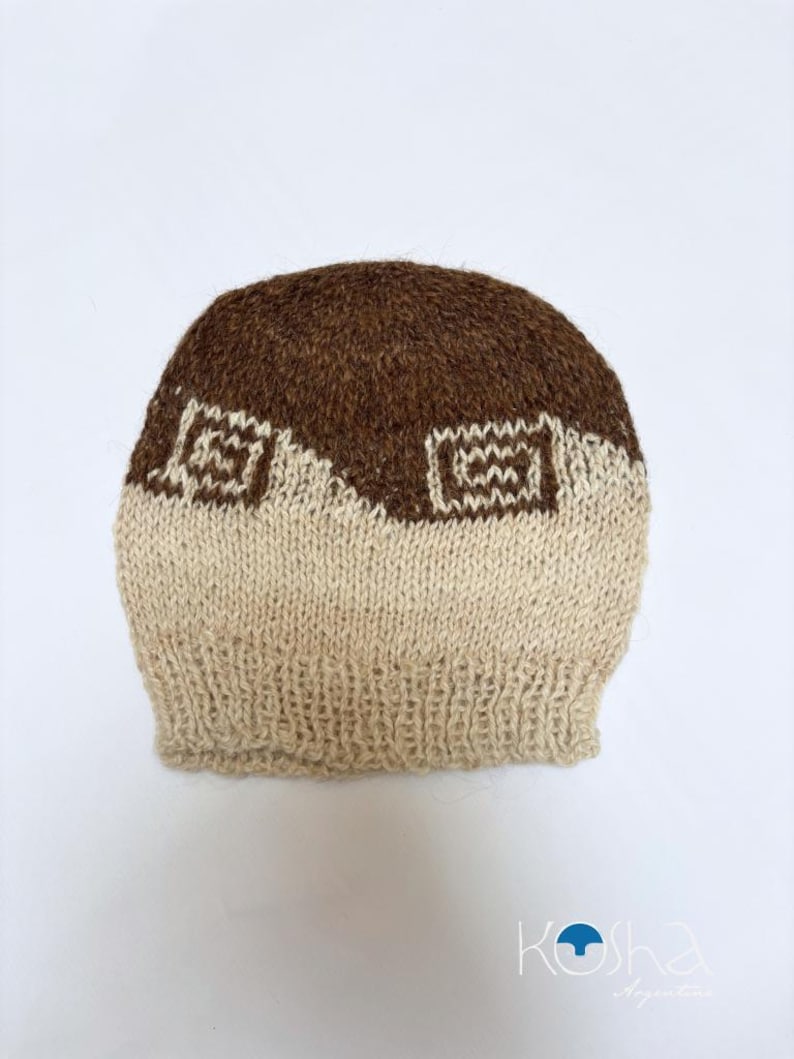 ARROYO - Organic Llama Wool Beanie | Handwoven Winter Hat image 1