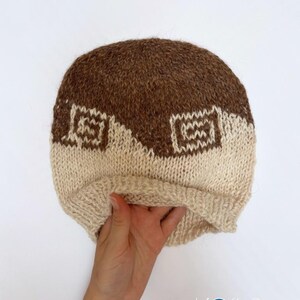 ARROYO - Organic Llama Wool Beanie | Handwoven Winter Hat image 2
