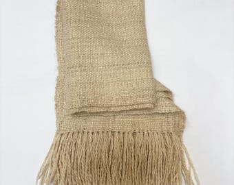 NIEBLA -  Handwoven Organic Llama Wool Scarf | Made in the Argentine Andes